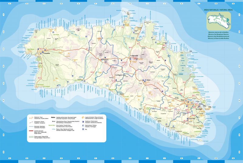 Map of Menorca (original in visitmenorca.com)