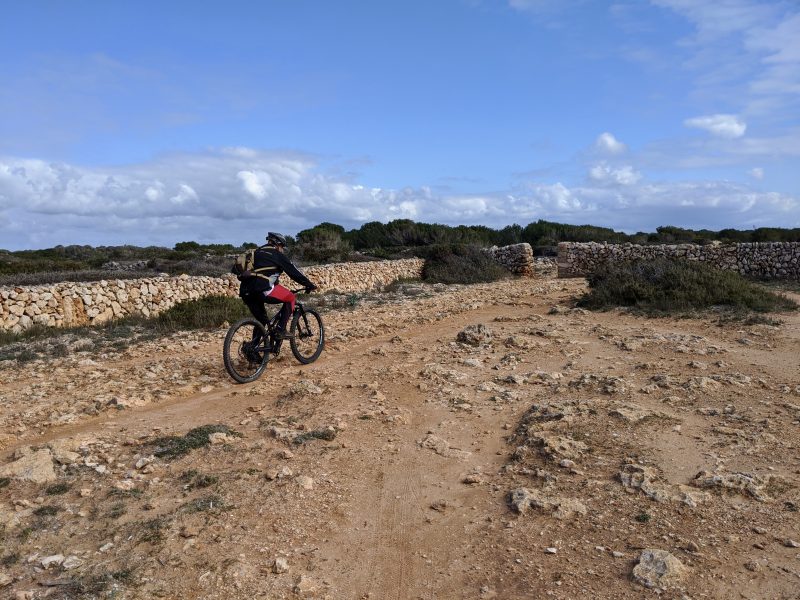 Bici por el Camí de Cavalls - Tramo 12 Artrutx a Turqueta