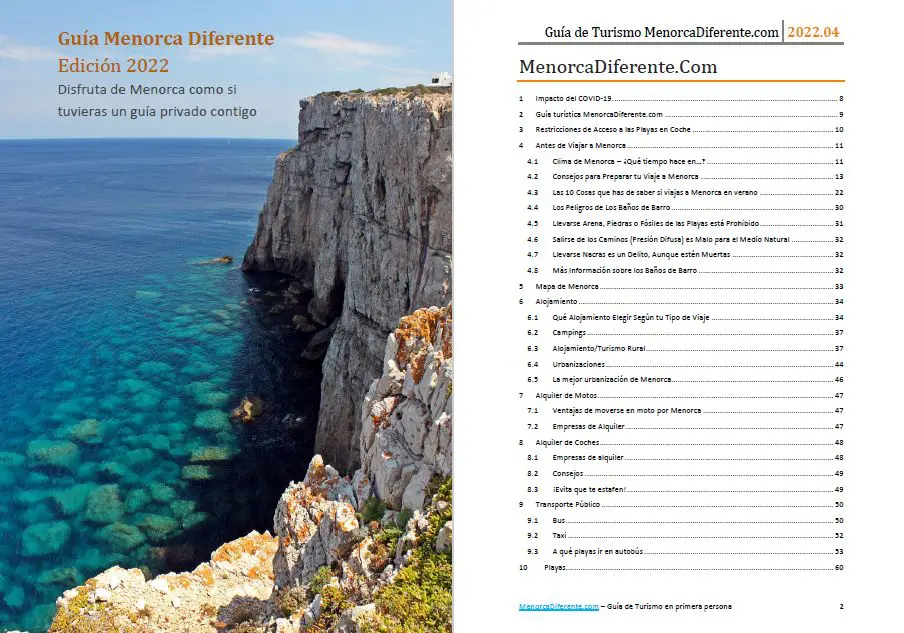 Guias de Menorca Diferente en PDF